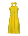 Boutique Moschino Knee-length Dress In Yellow