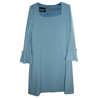 Pre-owned Moschino Mid-length Dress In Turquoise