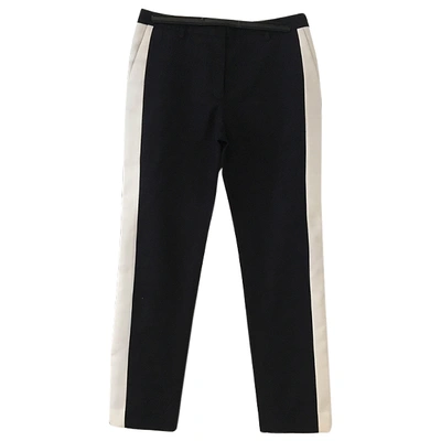 Pre-owned Harmony Navy Cotton Trousers