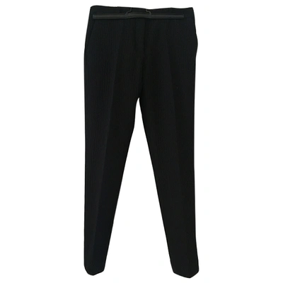 Pre-owned Harmony Black Cotton Trousers