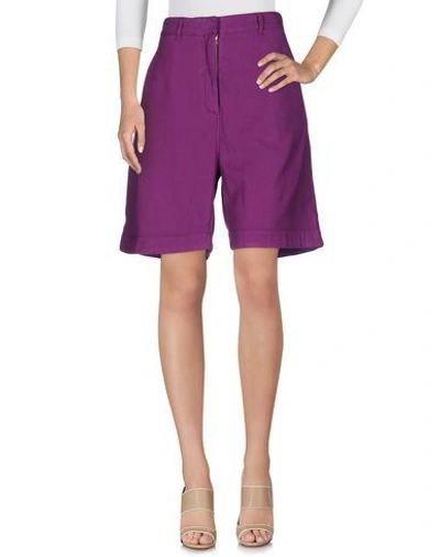 Acne Studios Shorts & Bermuda In Mauve