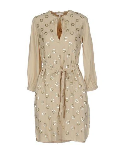 Intropia Shirt Dress In Beige