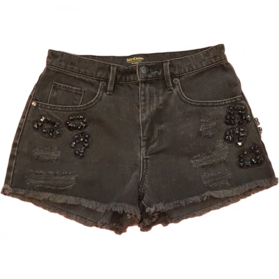 Pre-owned Juicy Couture Short Jeans In Black