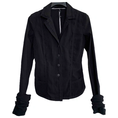 Pre-owned Liviana Conti Short Waistcoat In Black