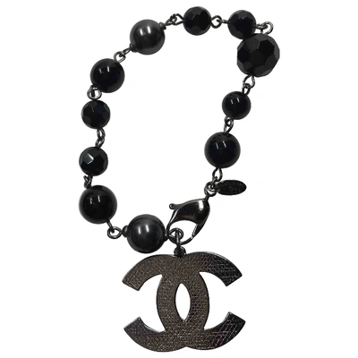 Pre-owned Chanel Cc Bracelet In Black