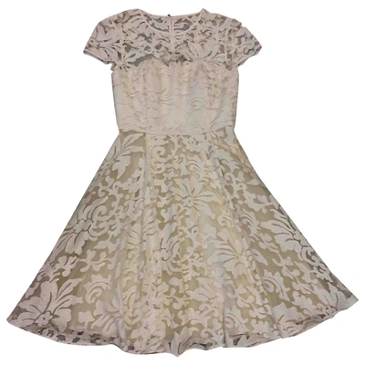 Pre-owned Ted Baker Dress In White