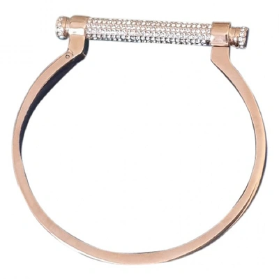 Pre-owned Swarovski Pink Gold Bracelet