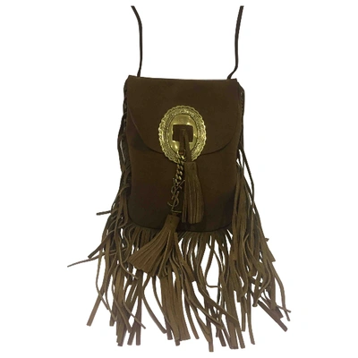 Pre-owned Saint Laurent Anita Crossbody Bag In Brown