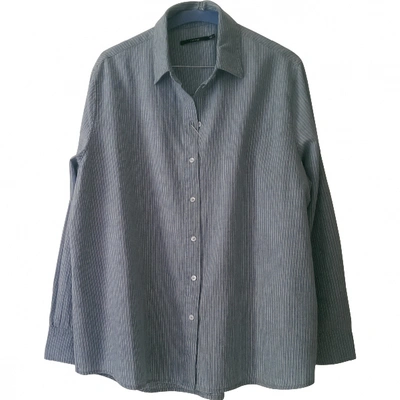 Pre-owned J Brand Linen Shirt In Blue