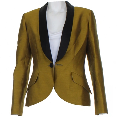 Pre-owned Devi Kroell Yellow Wool Jacket