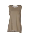 Intropia Basic Top In Khaki