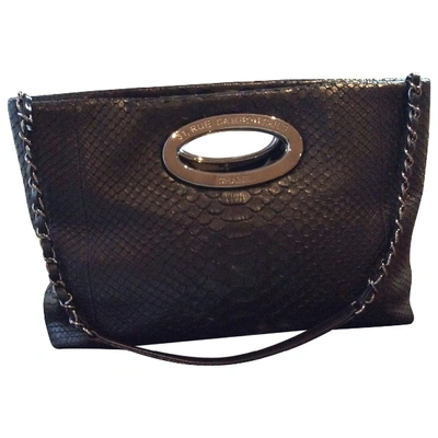 Pre-owned Chanel Black Python Handbag