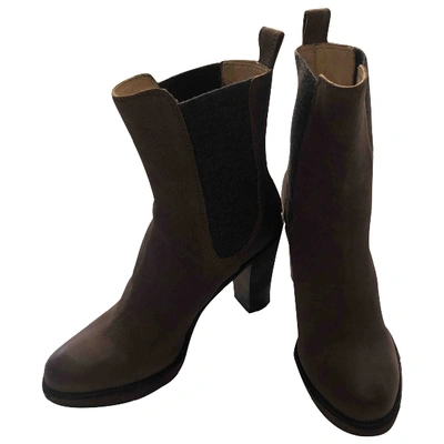Pre-owned Brunello Cucinelli Ankle Boots In Other