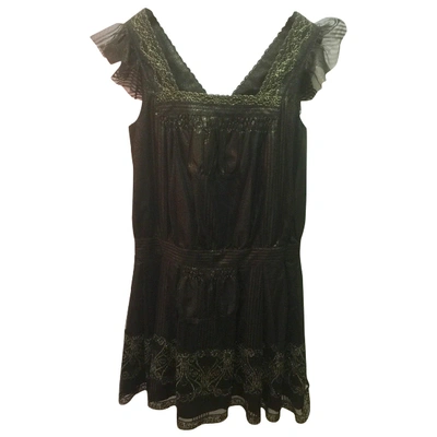 Pre-owned Anna Sui Mid-length Dress In Gold