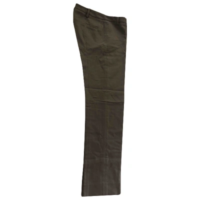 Pre-owned Patrizia Pepe Cashmere Trousers In Camel
