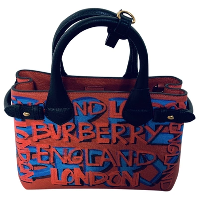 Pre-owned Burberry The Banner  Multicolour Leather Handbag