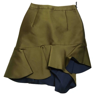 Pre-owned Preen By Thornton Bregazzi Mid-length Skirt In Green