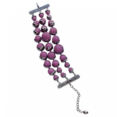 Pre-owned Dior Purple Metal Bracelet