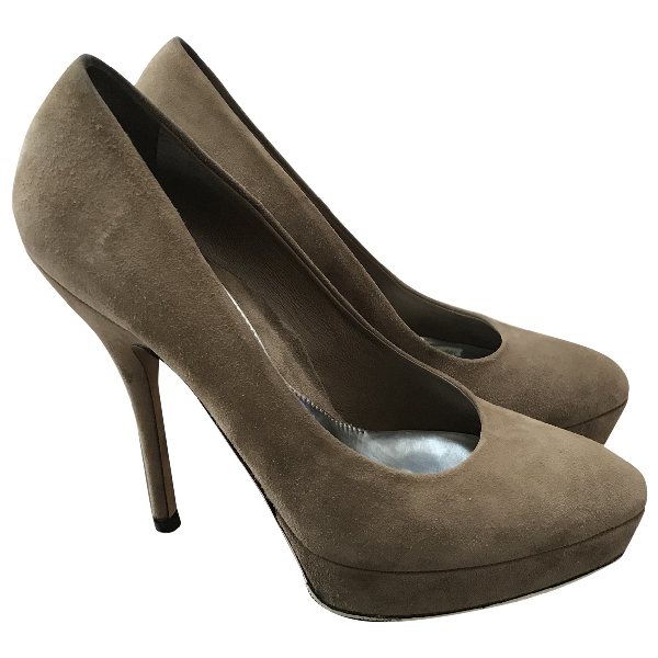 gucci suede heels