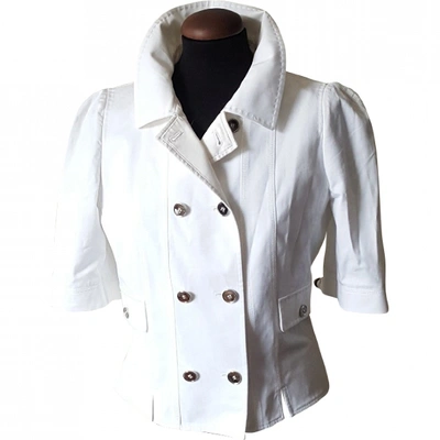 Pre-owned Dolce & Gabbana Short Vest In White