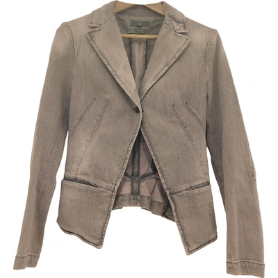 Pre-owned Mcq By Alexander Mcqueen Jacket In Grey