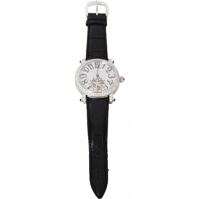 Pre-owned Franck Muller White Gold Watch In Black