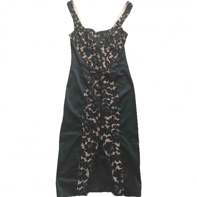Pre-owned Agent Provocateur Lace Mid-length Dress In Black