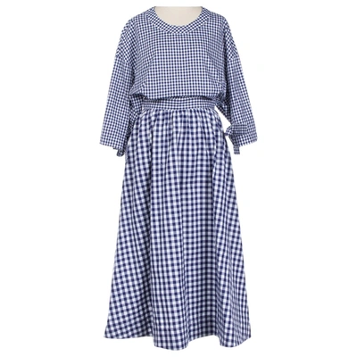 Pre-owned Rosetta Getty Navy Cotton Dress