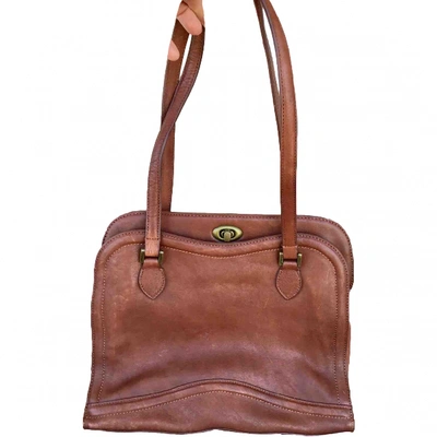 Pre-owned Club Monaco Brown Leather Handbag