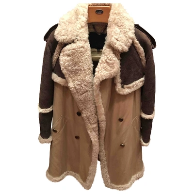 Pre-owned Burberry Coat In Beige