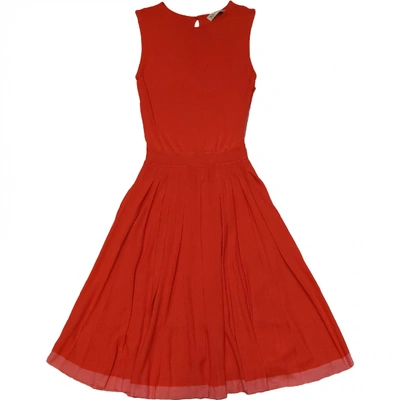 Pre-owned Dior Mid-length Dress In Orange
