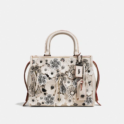 Coach Rogue Bag 25 With Wild Tea Rose In : Bp/chalk