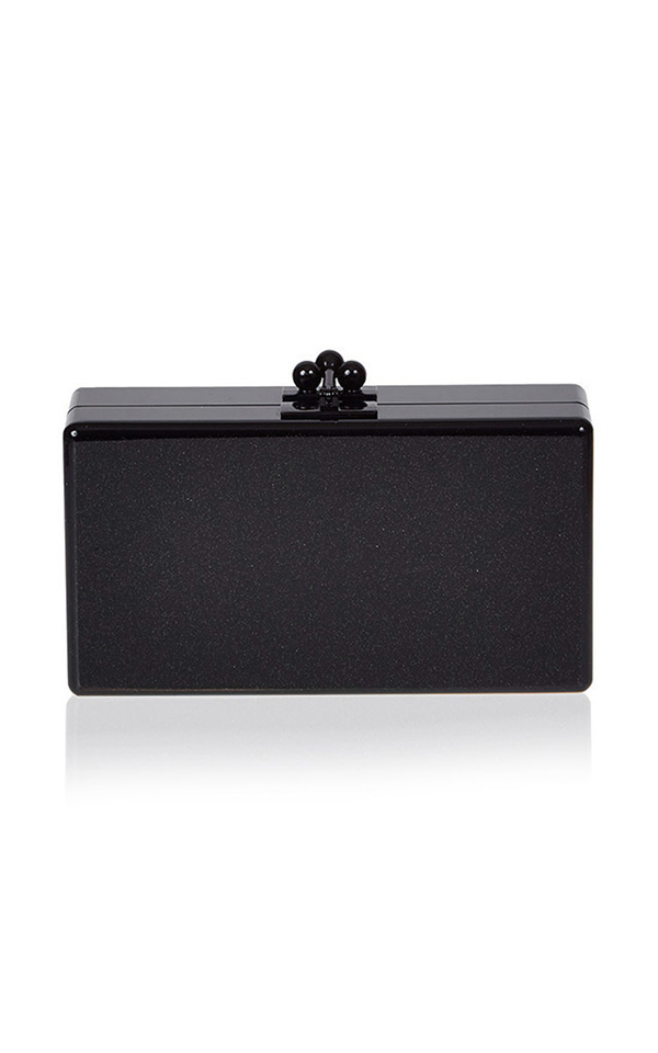 Edie Parker Jean Acrylic Confetti Box Clutch In Black ModeSens