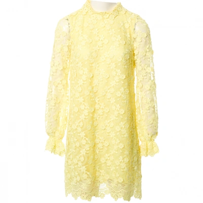 Pre-owned Giamba Mid-length Dress In Yellow
