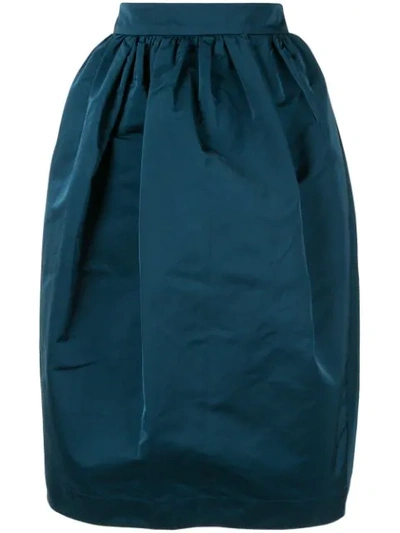 Rochas Tulip Skirt In Blue