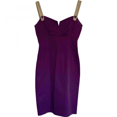 Pre-owned Gio' Guerreri Mid-length Dress In Purple