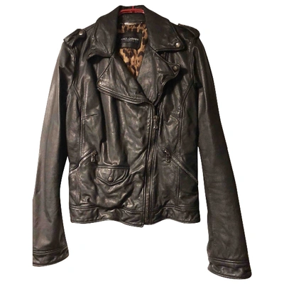 Pre-owned Dolce & Gabbana Black Leather Leather Jacket