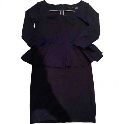 Pre-owned Alice And Olivia Mid-length Dress In Navy
