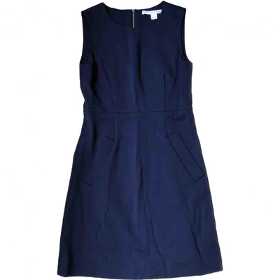 Pre-owned Diane Von Furstenberg Mini Dress In Blue