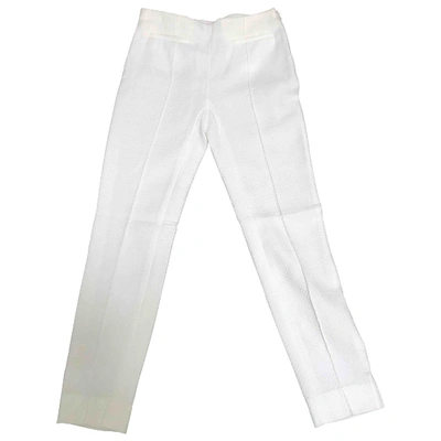 Pre-owned Balenciaga Slim Pants In White