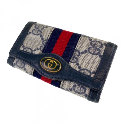 Pre-owned Gucci Navy Purses, Wallet & Cases