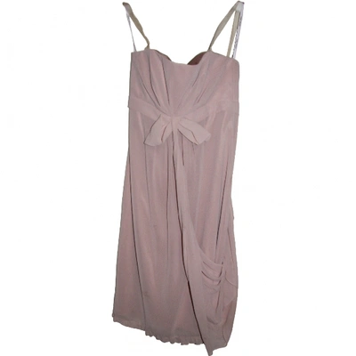 Pre-owned Vera Wang Mid-length Dress In Pink