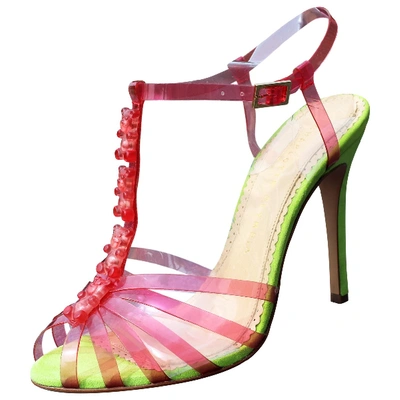 Pre-owned Charlotte Olympia Sandals In Pink