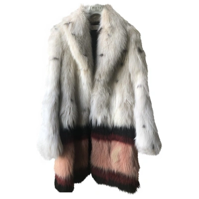 Pre-owned Mate White Fox Coat