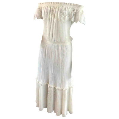Pre-owned Blumarine Mini Dress In White