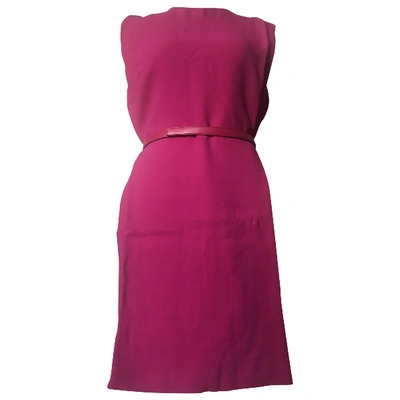 Pre-owned Saint Laurent Mid-length Dress In Pink