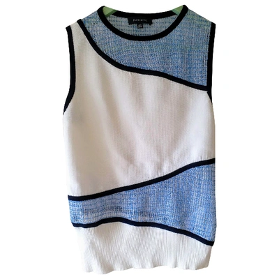 Pre-owned Maryling Jersey Top In Blue