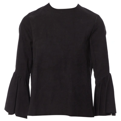 Pre-owned Acne Studios Leather Top In Black