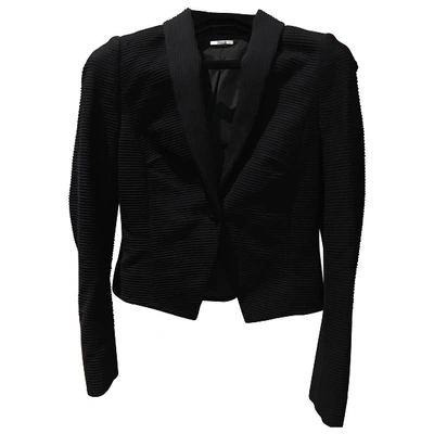 Pre-owned Wolford Black Polyester Jacket