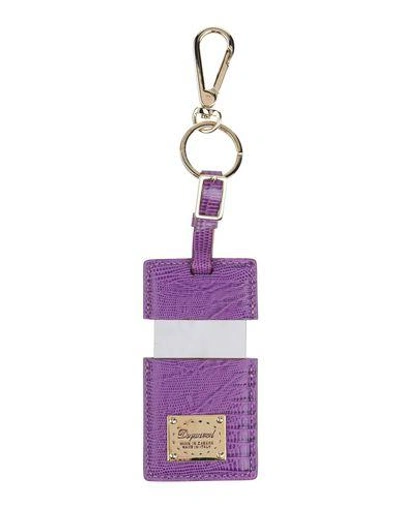 Dsquared2 Key Ring In Purple